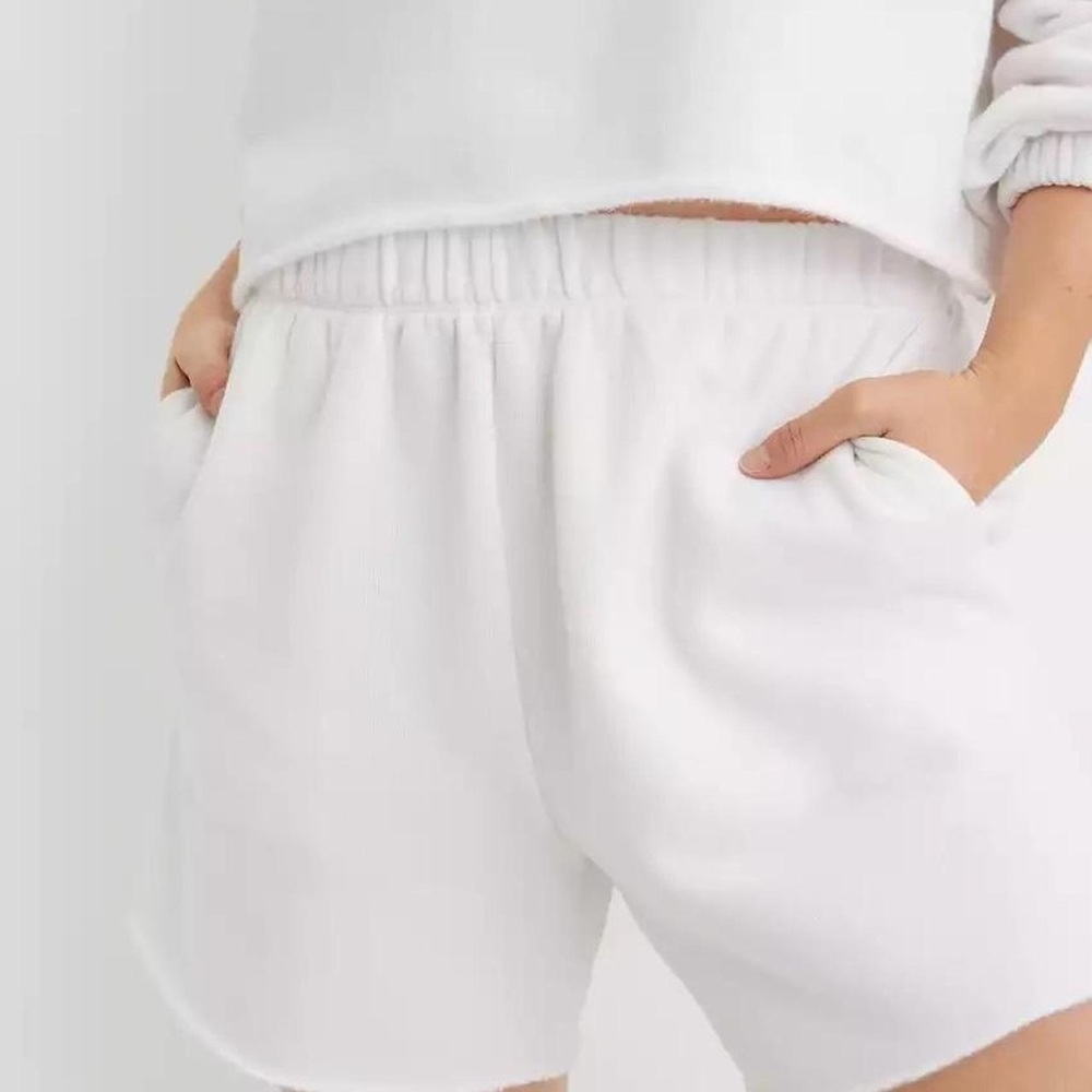 Aerie Women's White Athletic Shorts